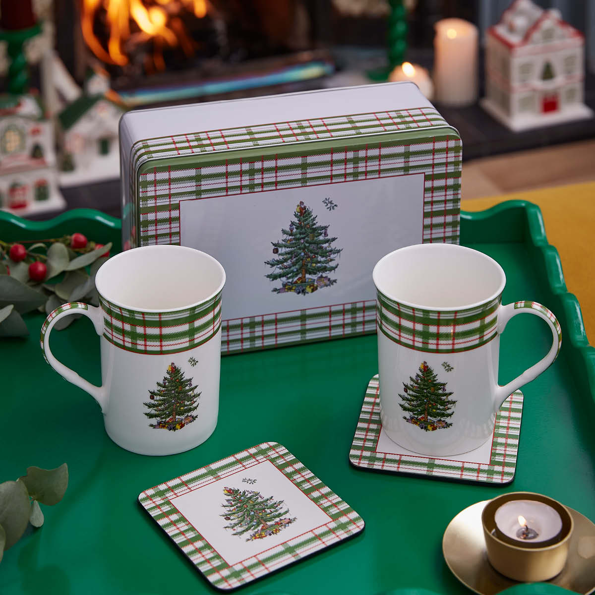 Chrsitmas Tree 2025 Annual 5pc Mug & Tin Set image number null